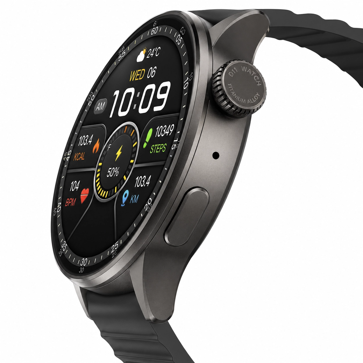 Smartwatch D11 Watch 4: Elegancia, Salud y Notificaciones en tu Muñeca