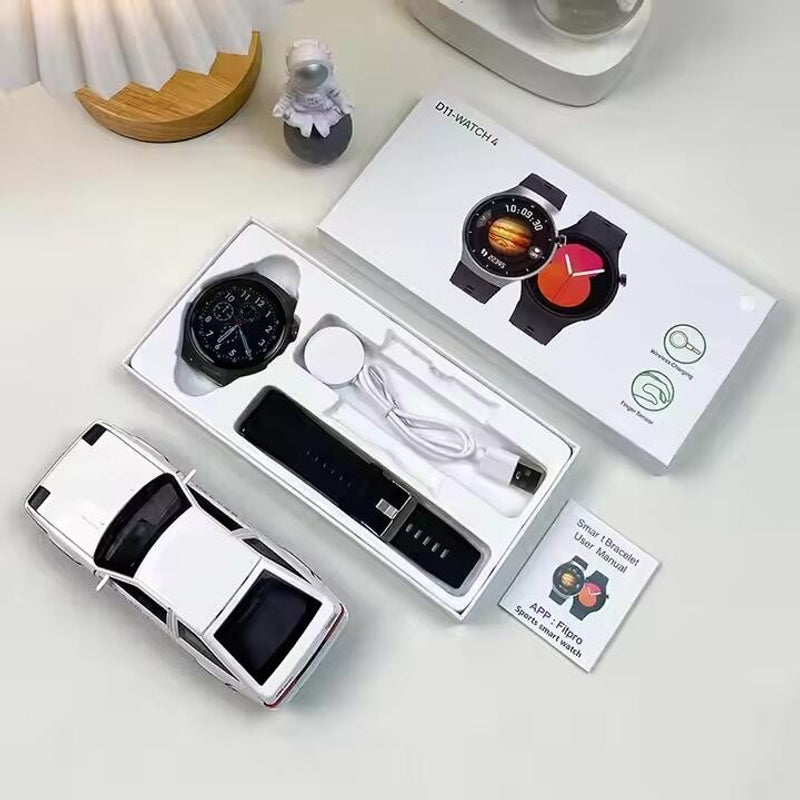 Smartwatch D11 Watch 4: Elegancia, Salud y Notificaciones en tu Muñeca